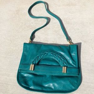 Treesje Turquoise Fold Over Purse